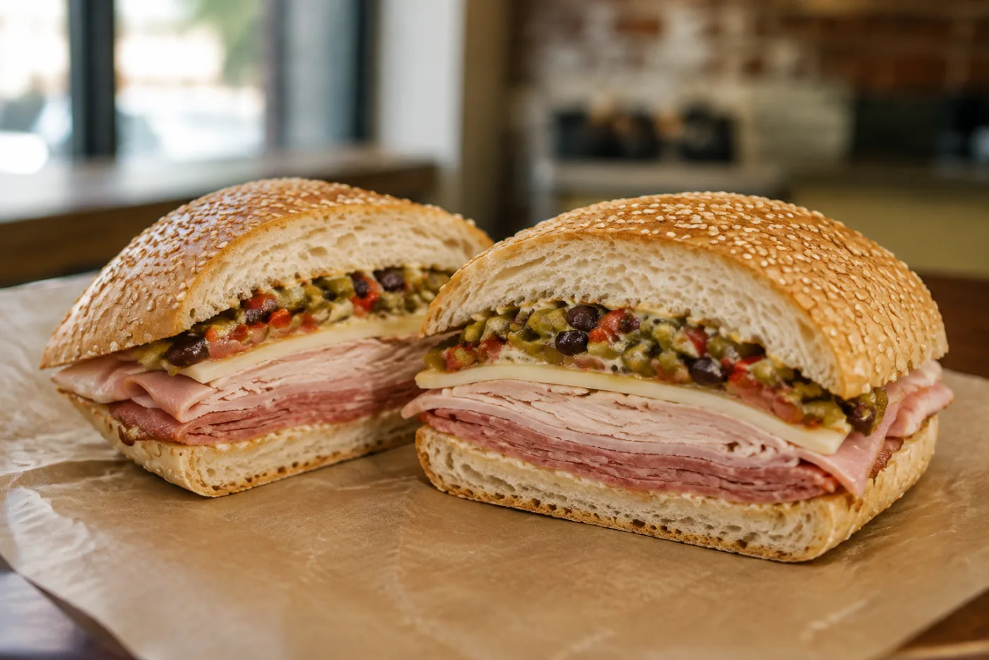 Muffuletta sandwich